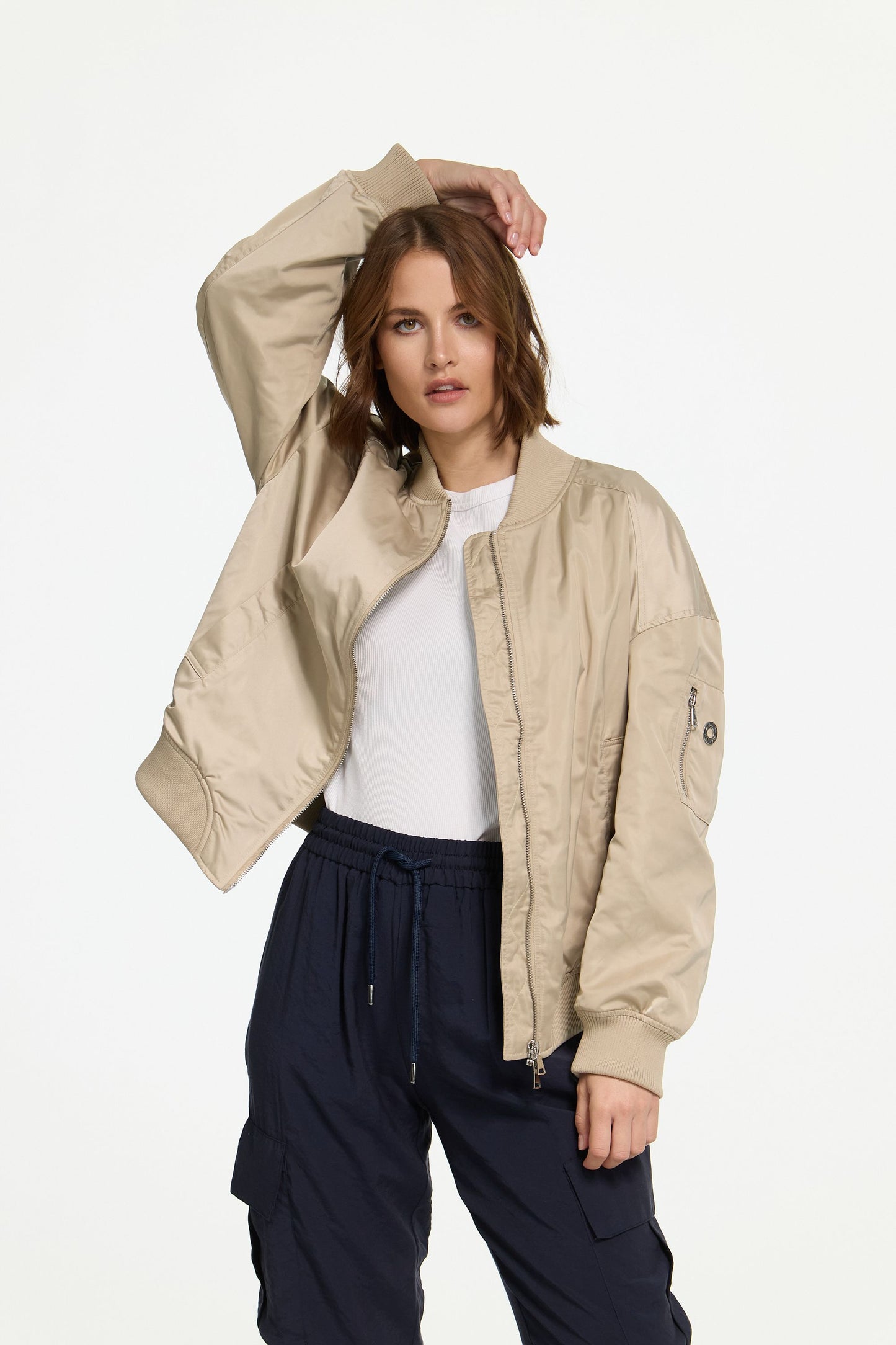 Damen Shiny Blouson