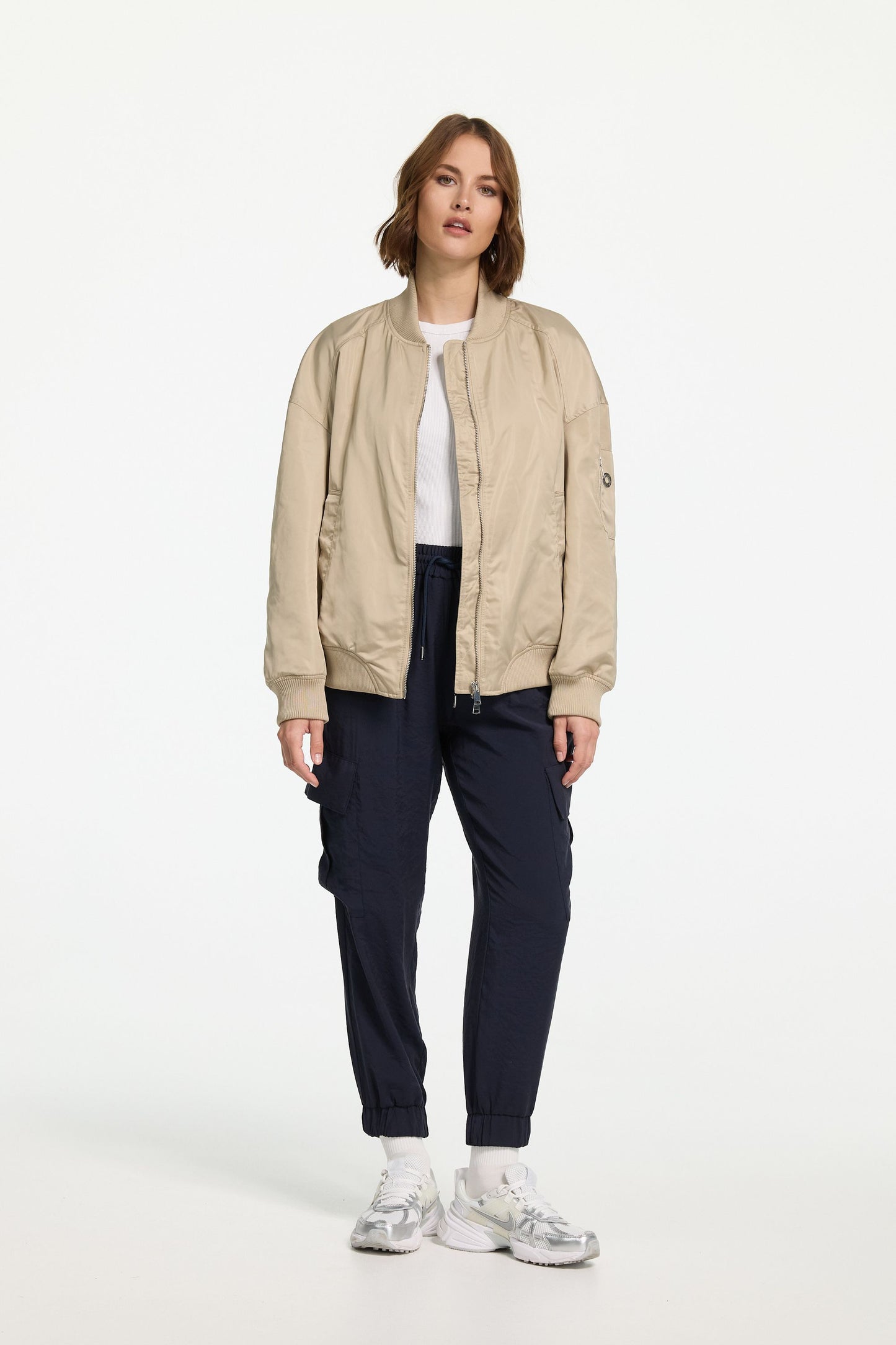 Damen Shiny Blouson