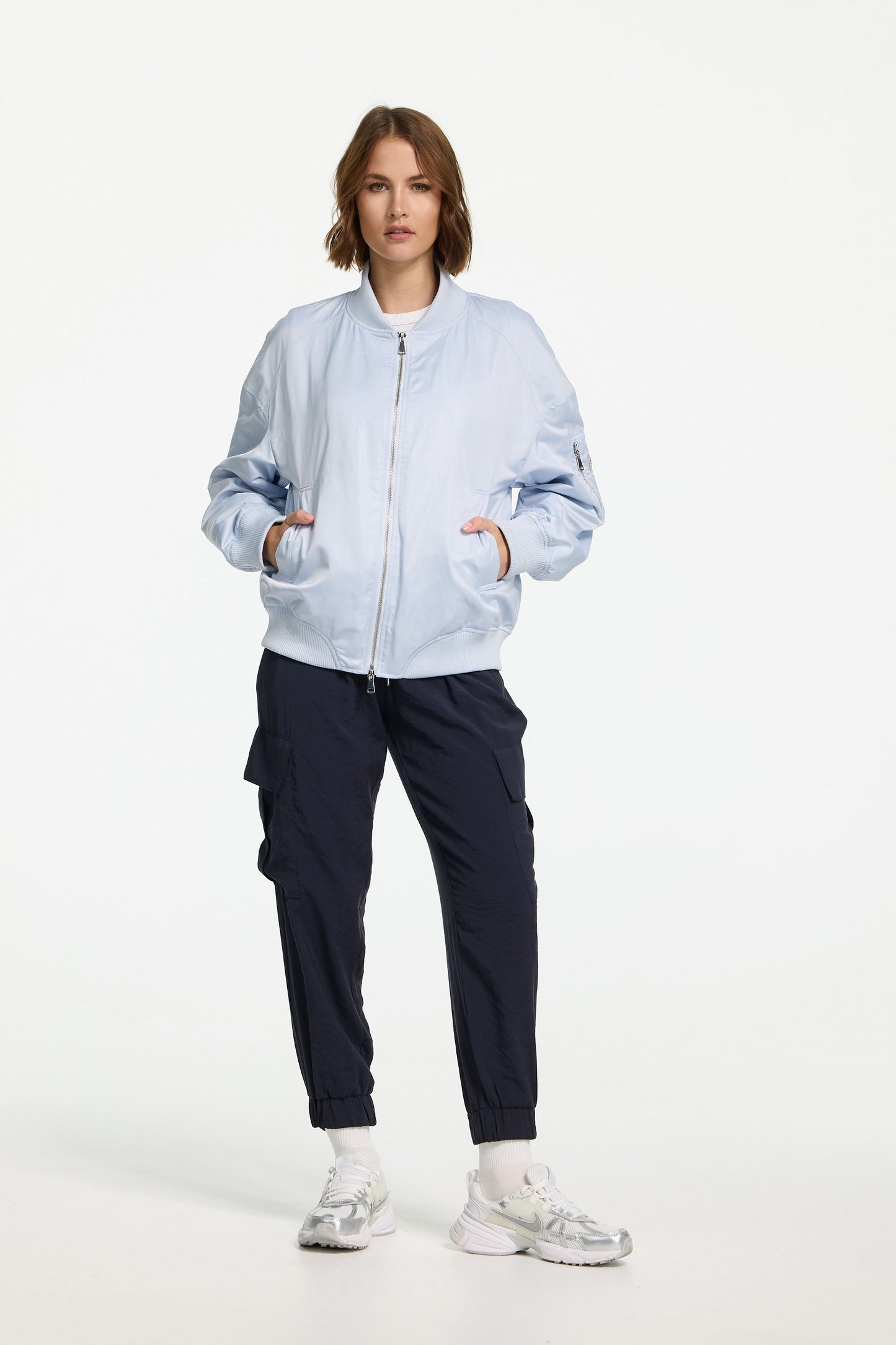 Damen Shiny Blouson