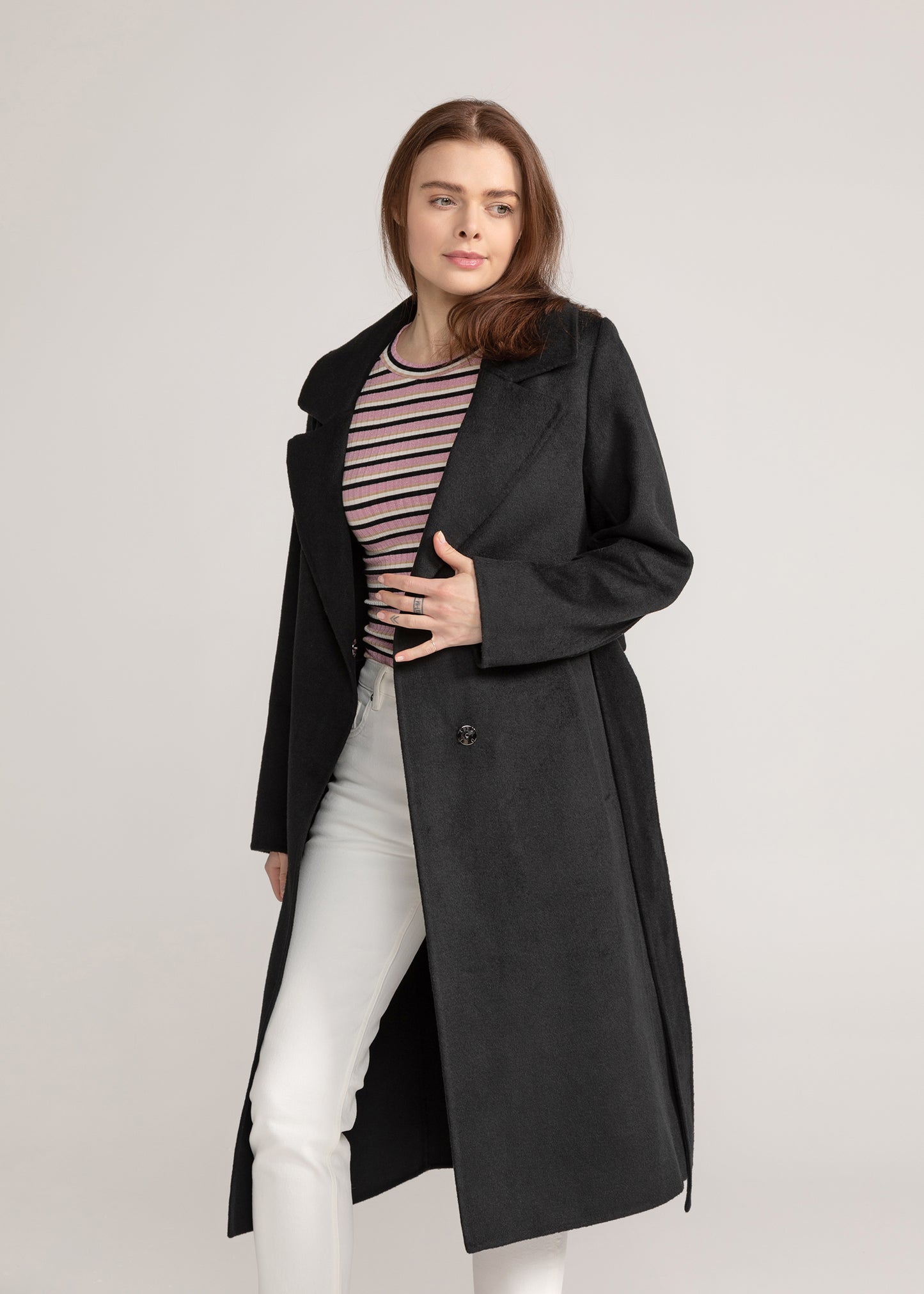 Damen Wollmantel