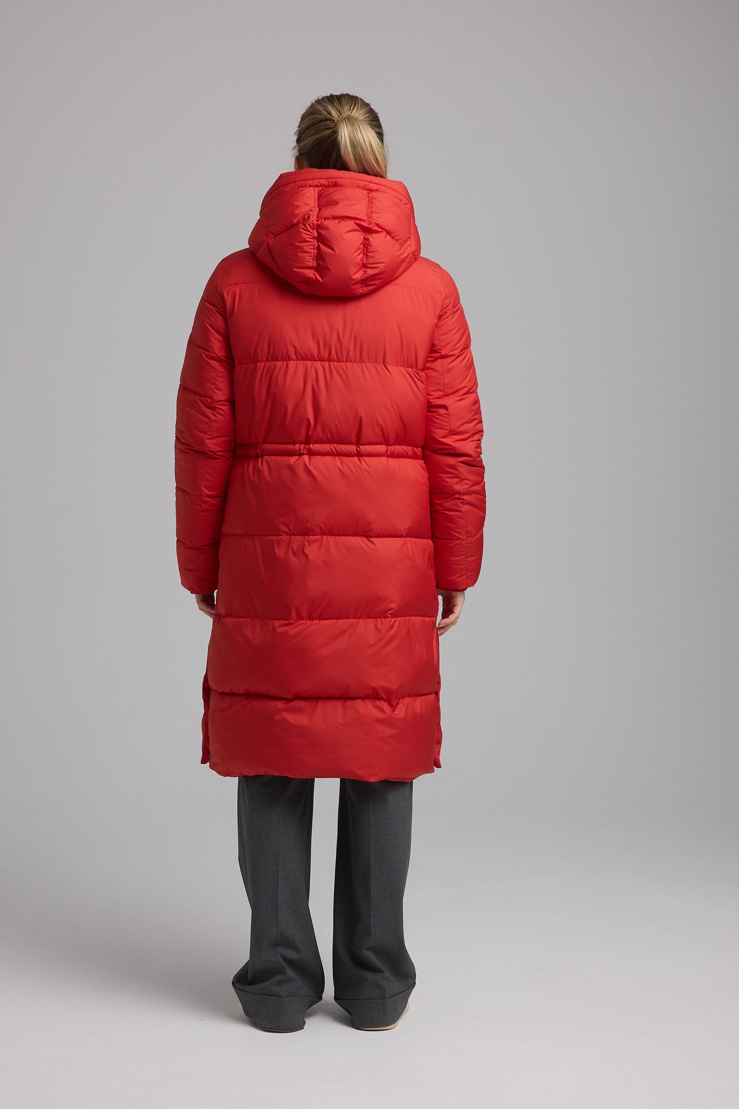 Damen Steppmantel rot