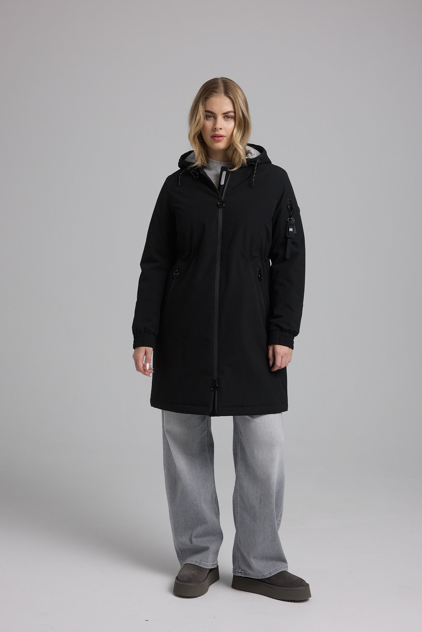 Damen Funktionsjacke schwarz