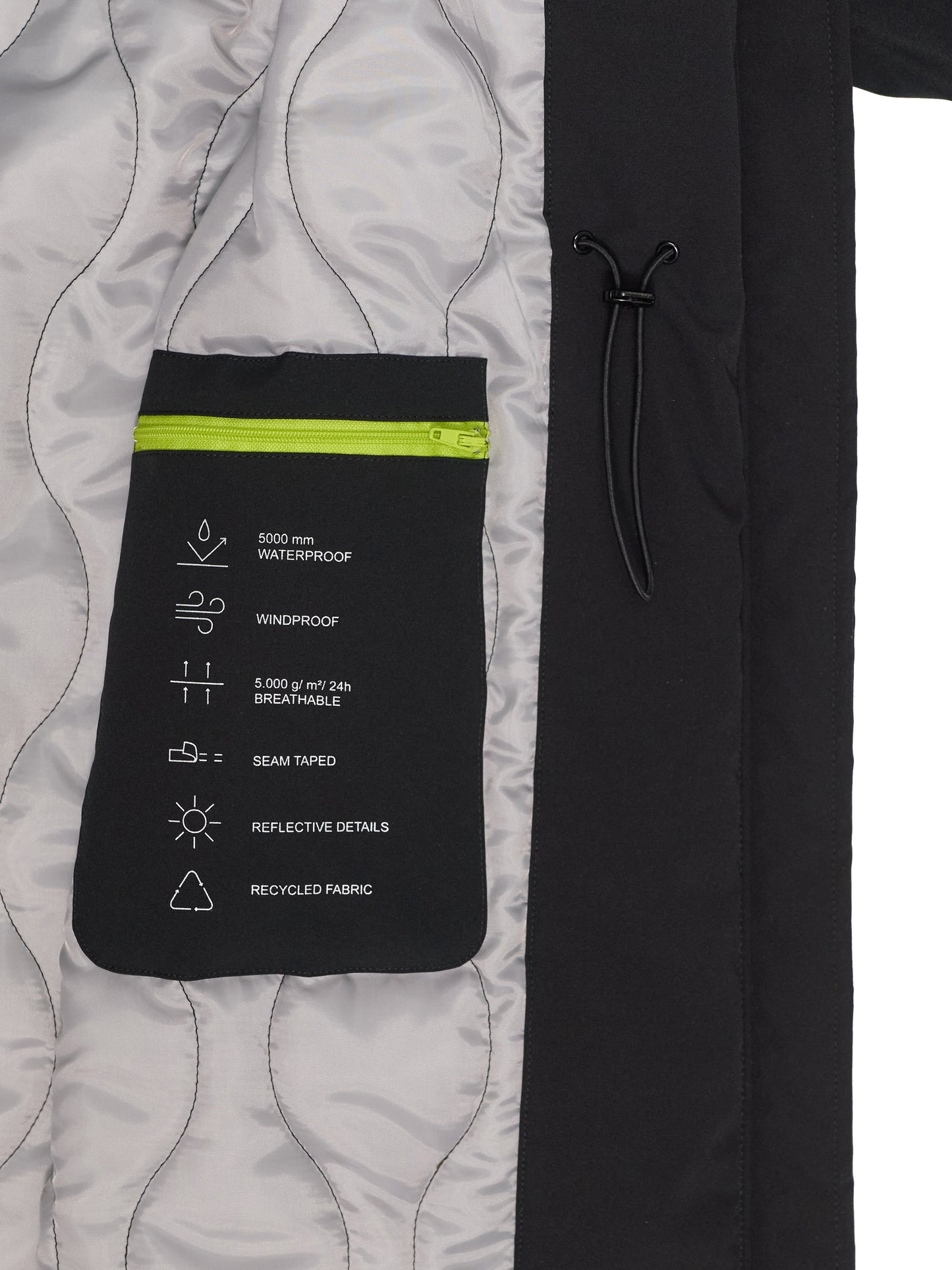 Damen Funktionsjacke schwarz