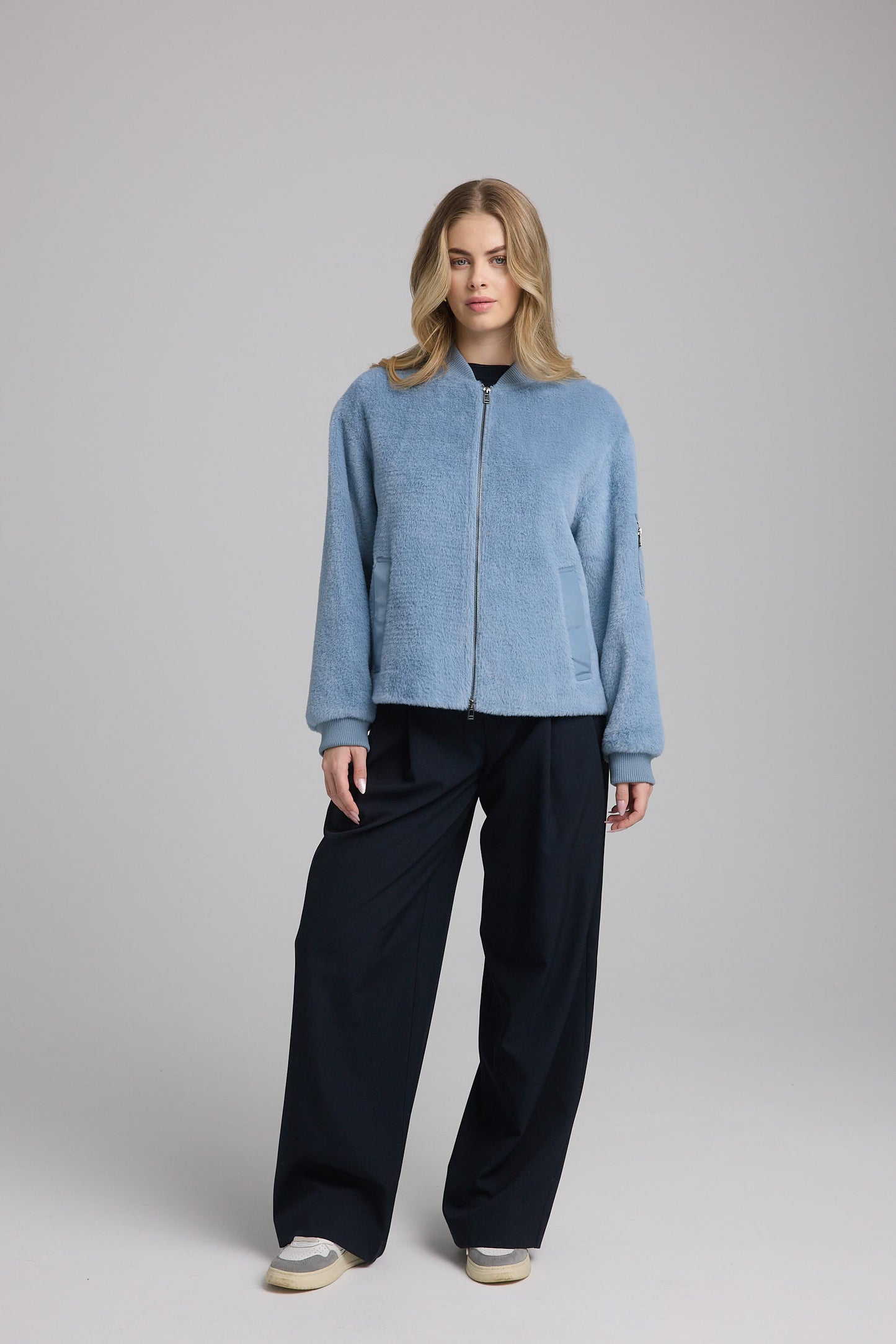 damen Fakefurblouson