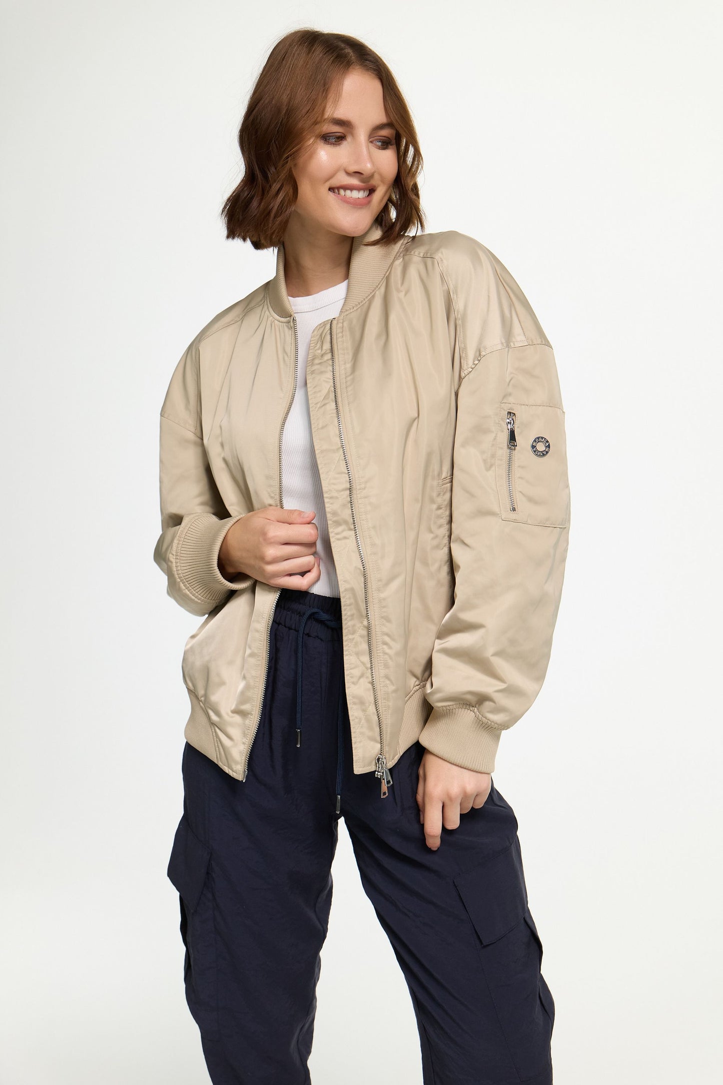 Damen Shiny Blouson