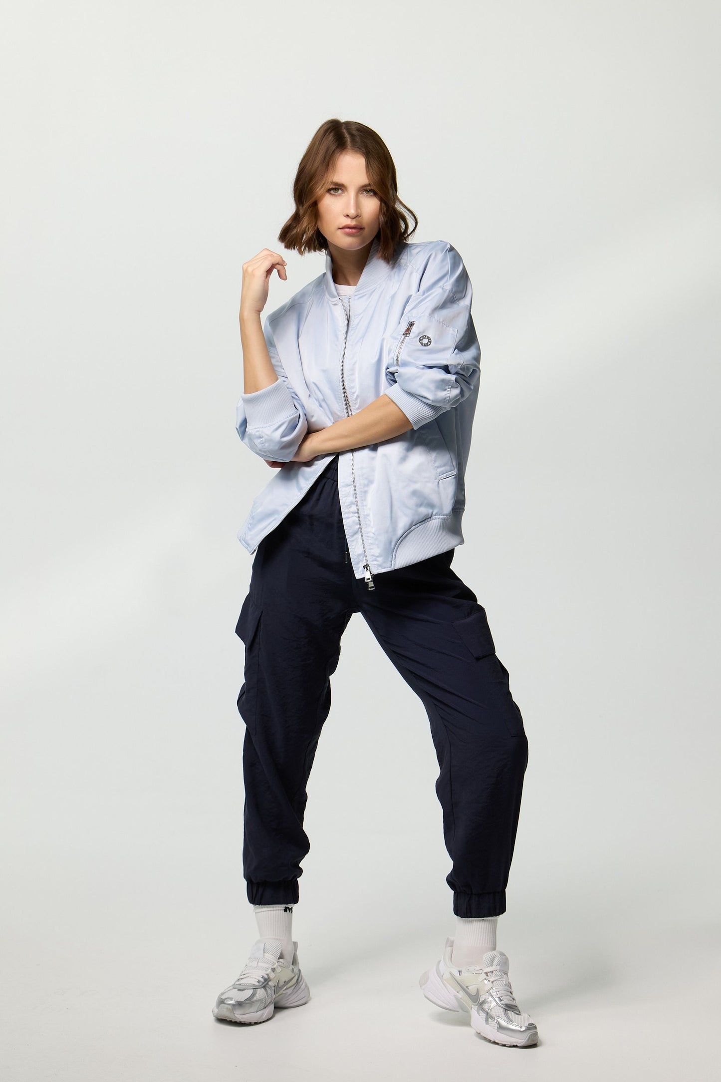 Damen Shiny Blouson
