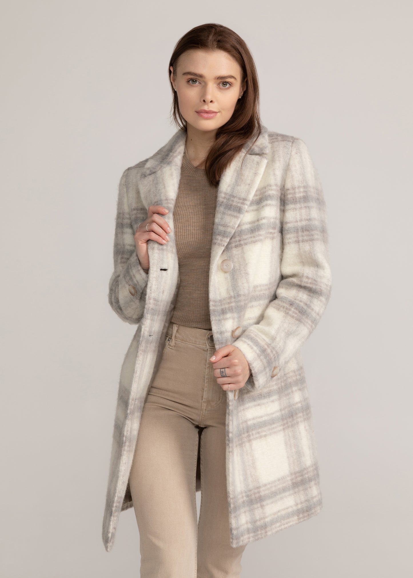 Damen Wollmantel