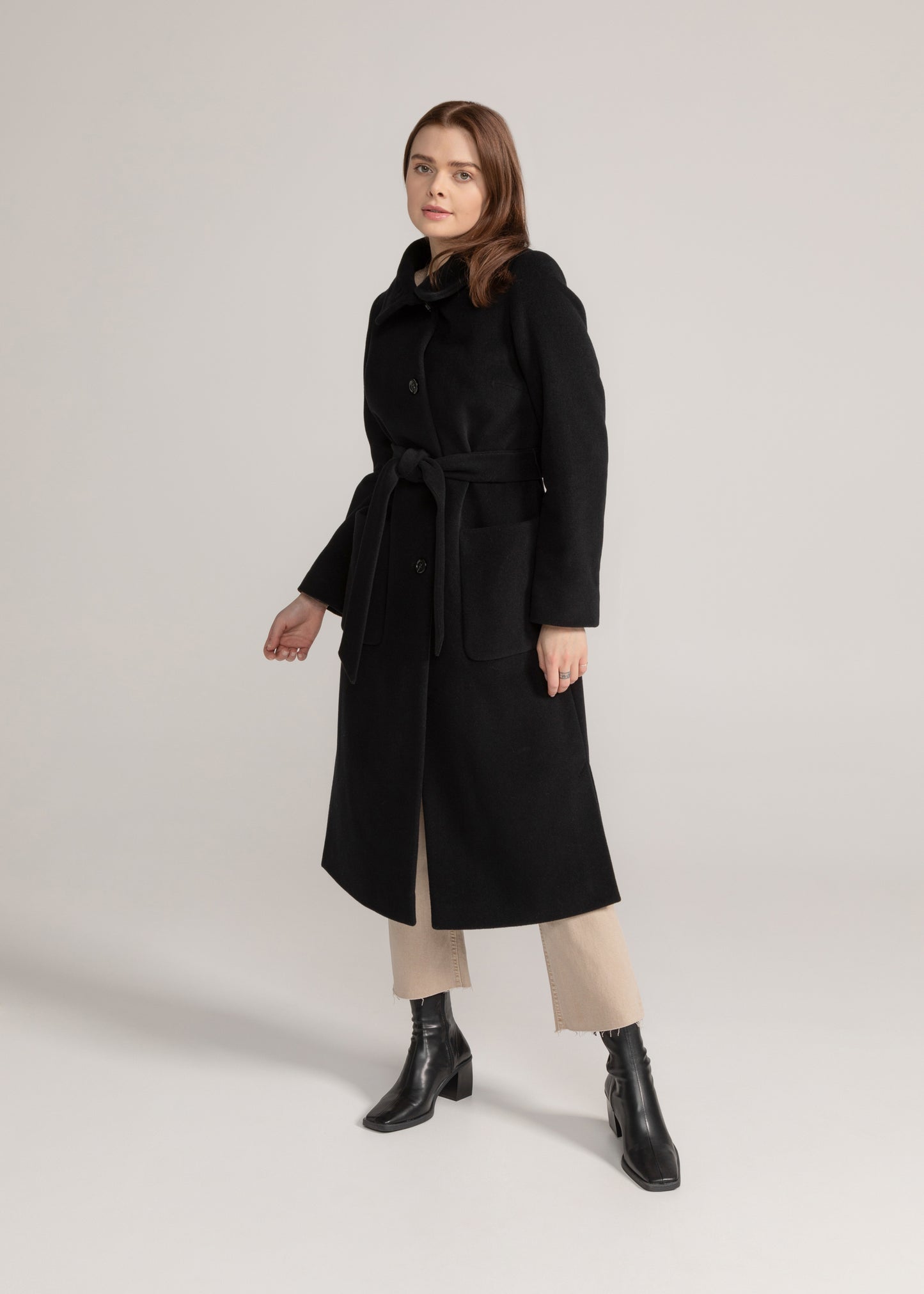 Damen Wollmantel