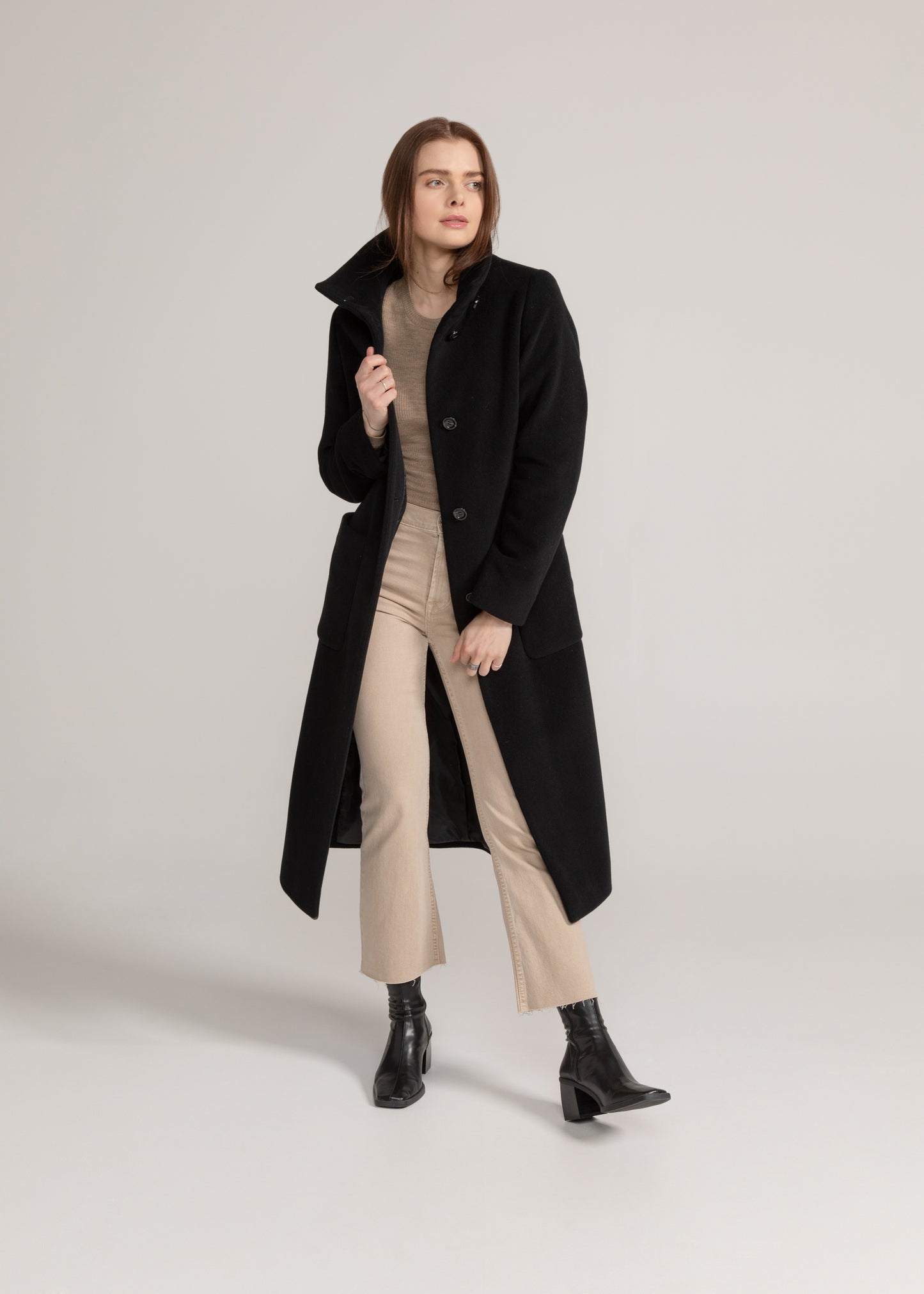 Damen Wollmantel