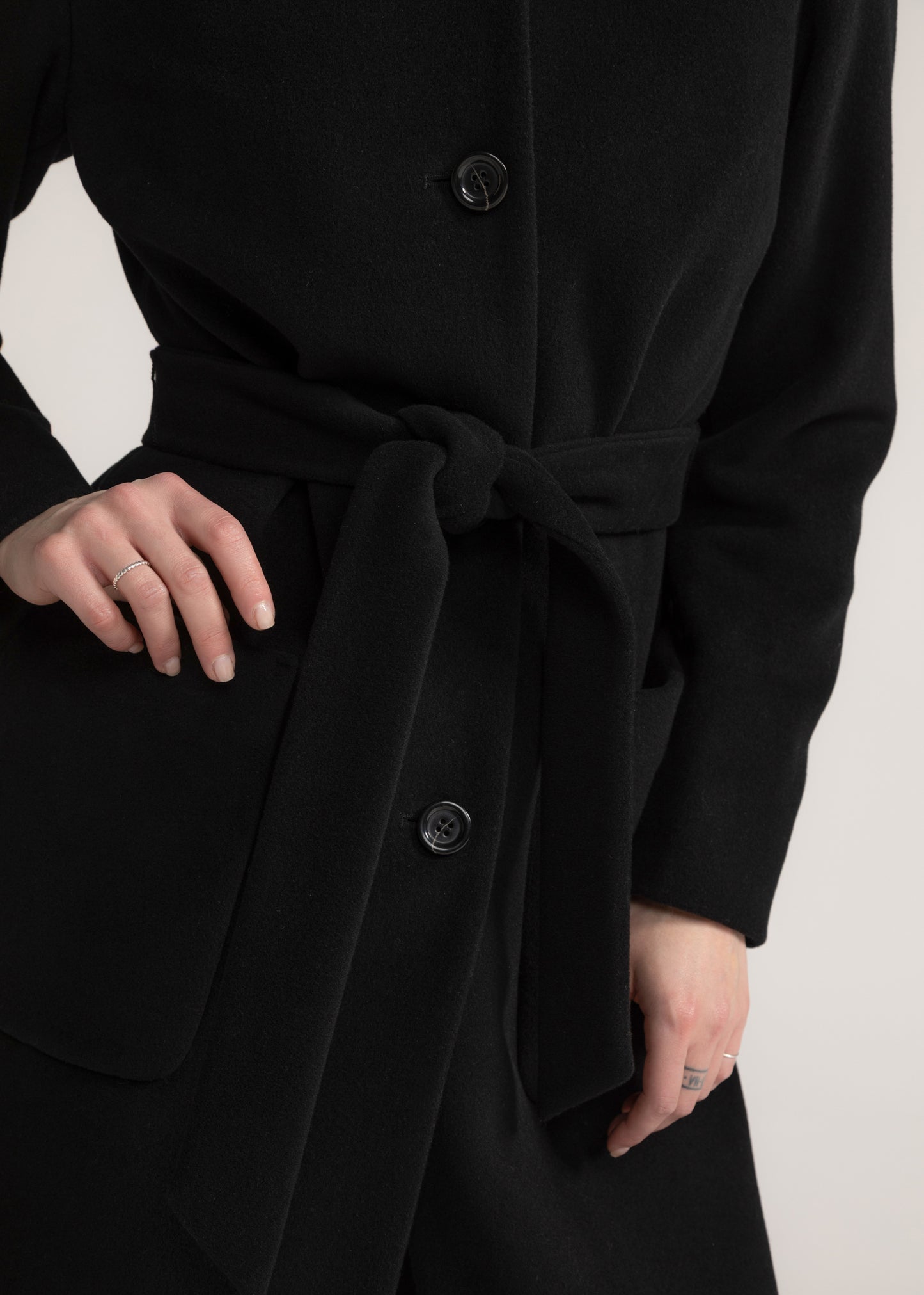 Damen Wollmantel
