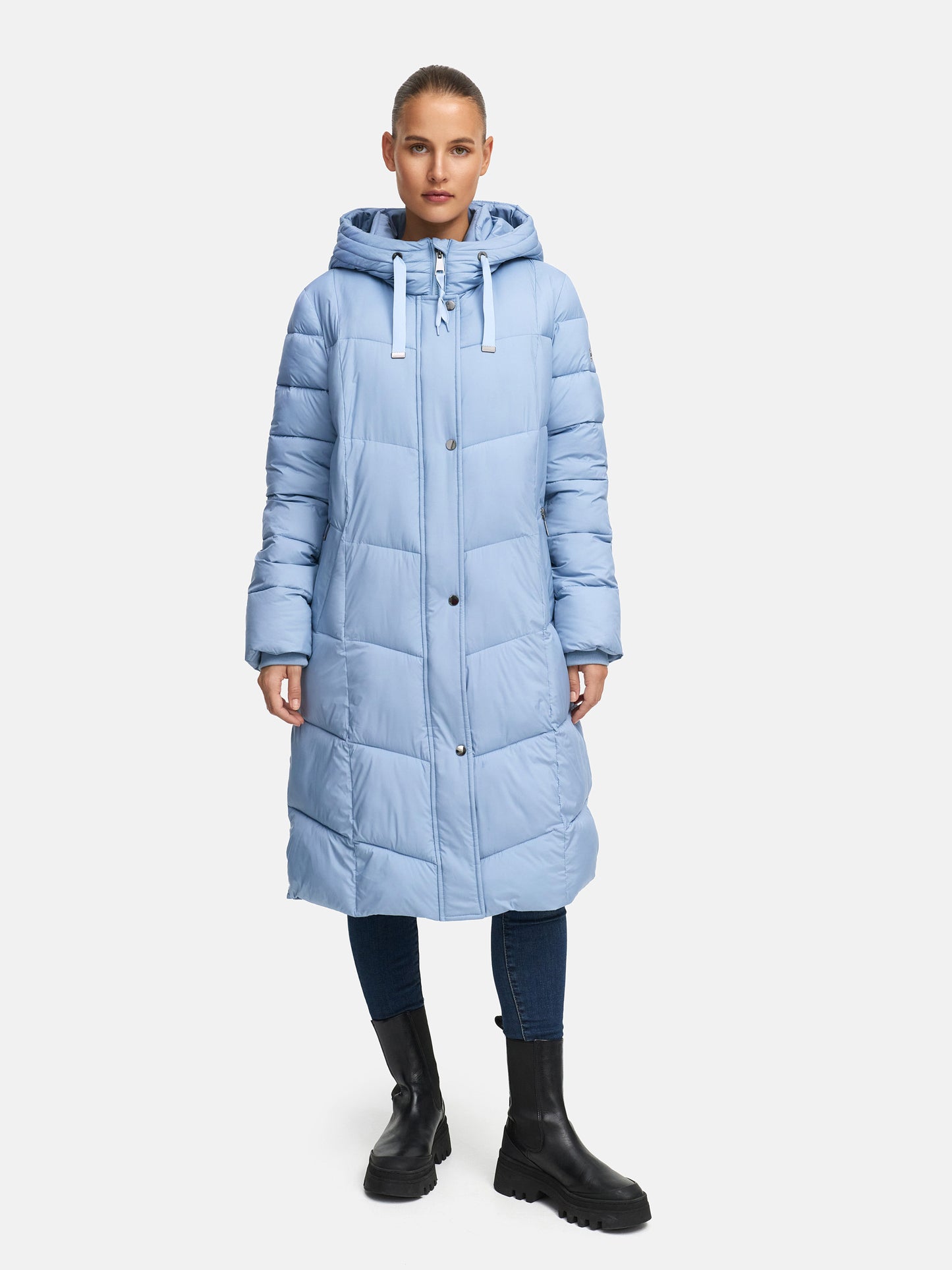 Damen Steppmantel blau