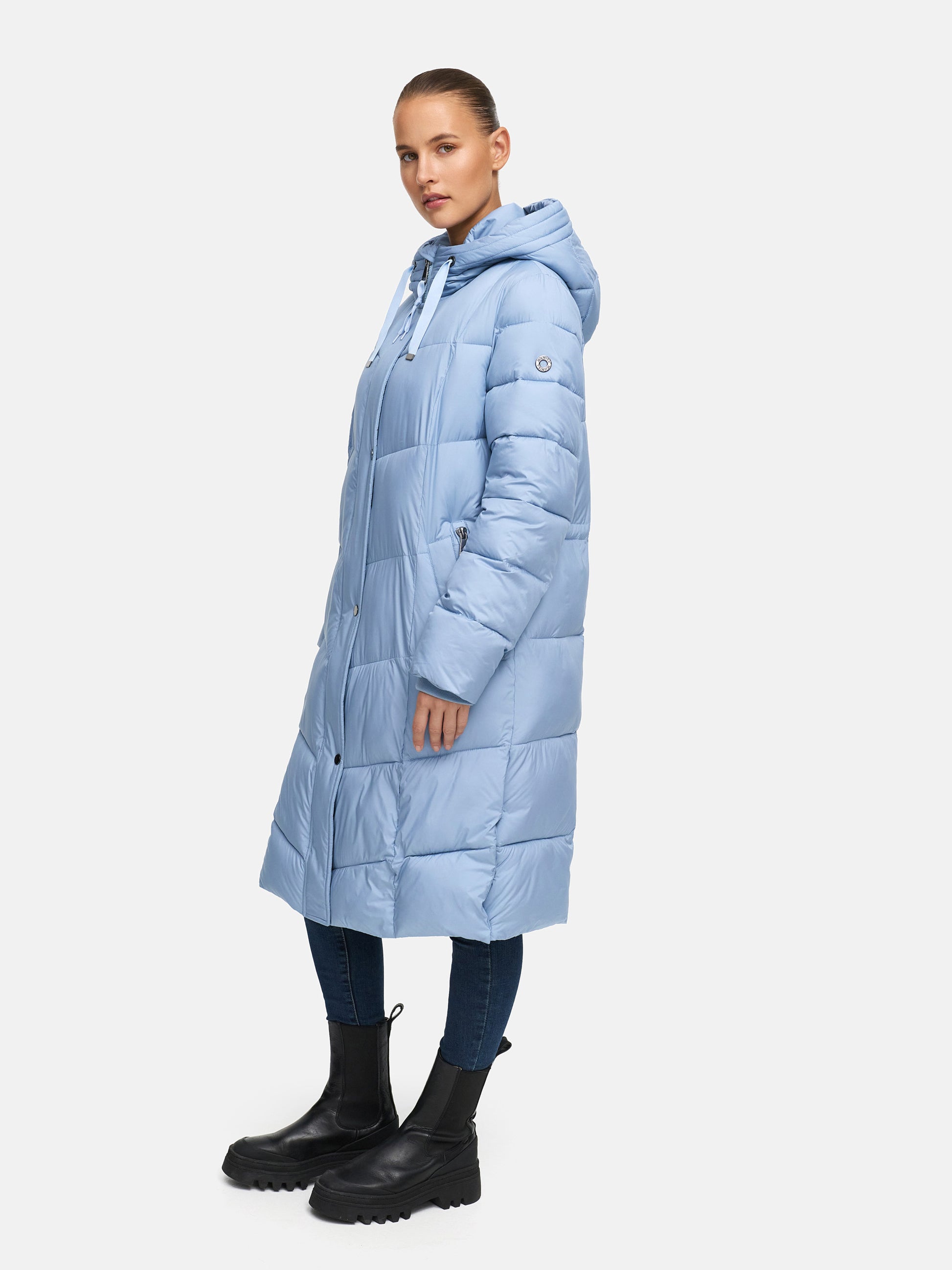 Damen Steppmantel blau