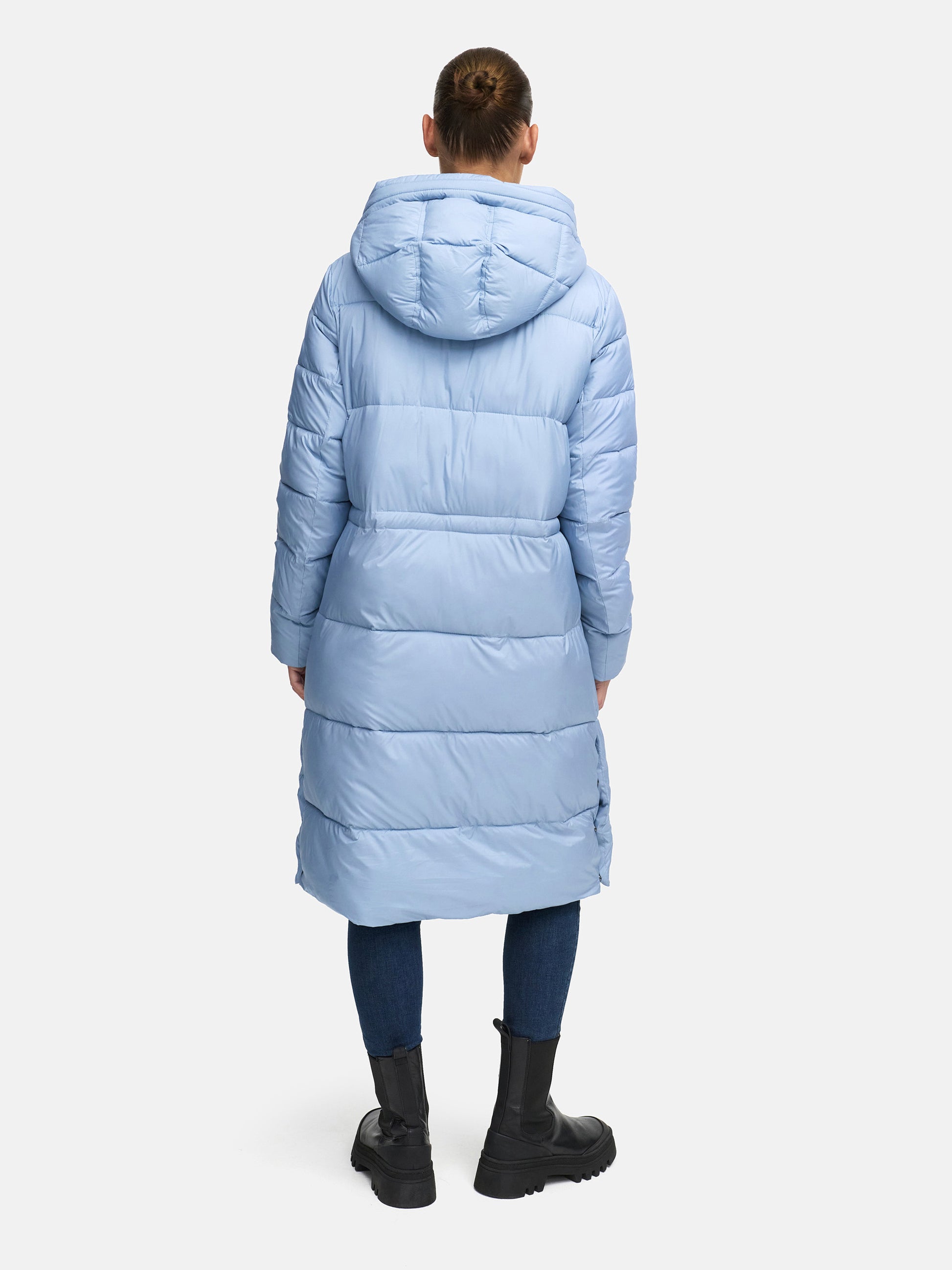 Damen Steppmantel blau