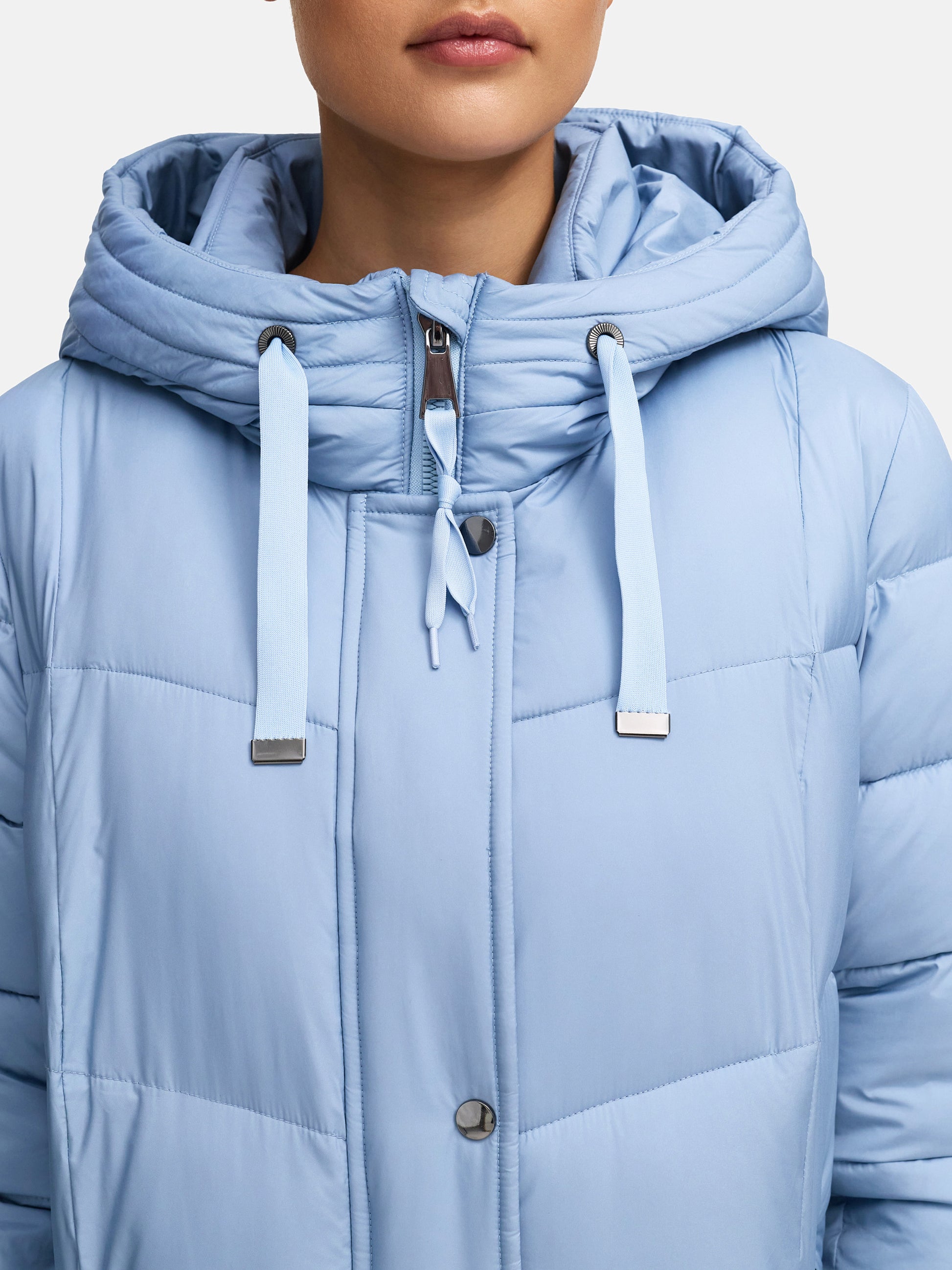 Damen Steppmantel blau