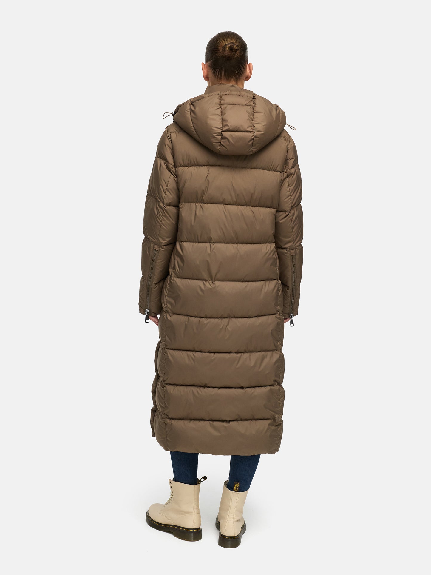 Damen Steppmantel braun