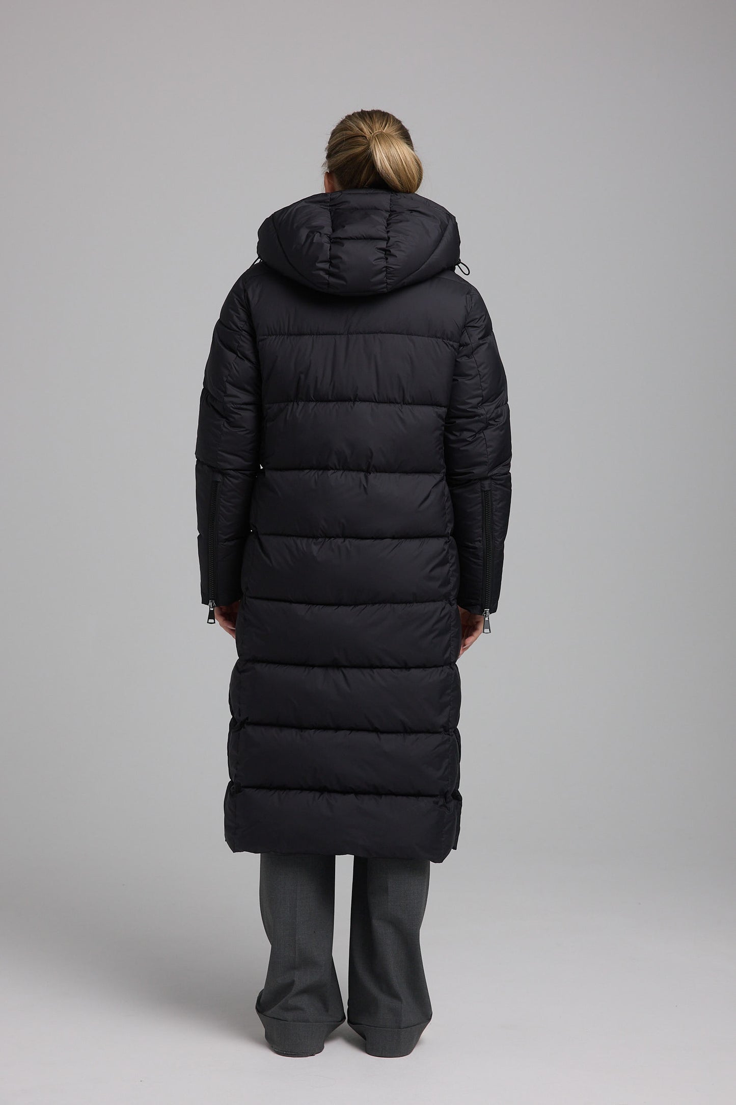 Damen Steppmantel schwarz