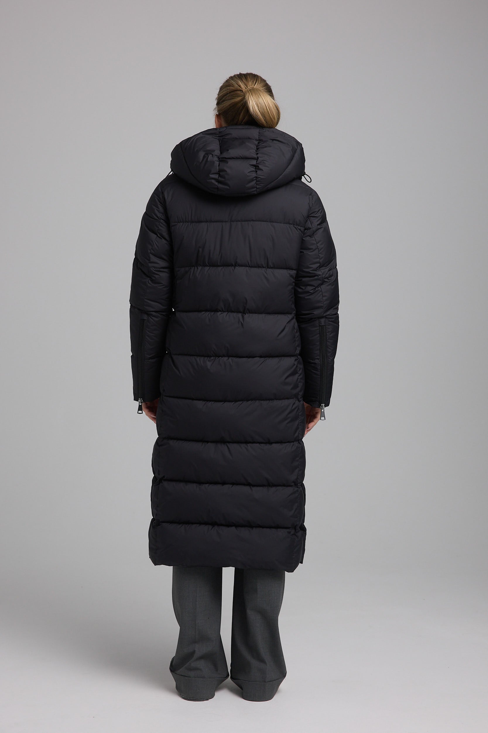 Damen Steppmantel schwarz