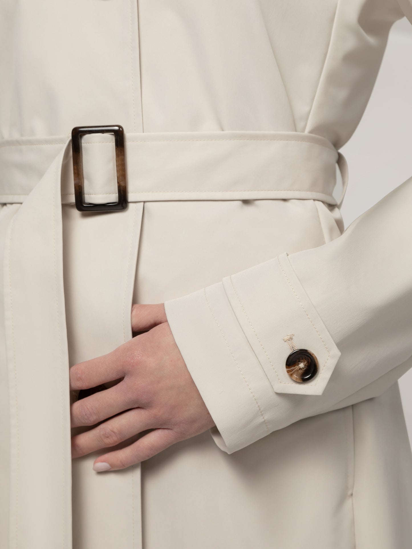 Damen-Trenchcoat mit Koller